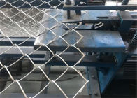 پارچه نرده زنجیره ای نقره ای زنجیر 50x50 میلی متر بافته شده از سیم فولادی گالوانیزه داغ برای مهندسی