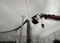 مش سیم طناب فلزی معماری 1.2 میلی متر / شبکه کابل فولادی ضد زنگ چین دار