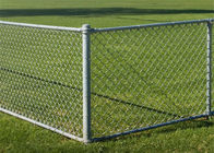 حصار زنجیره ای سوراخ 6x6 سانتی متری با روکش پی وی سی که برای حصار باغ و حصار بزرگراه استفاده می شود