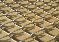 پروژه نرده مش زنجیره ای گالوانیزه با ابعاد 60 x 48 x 100mm