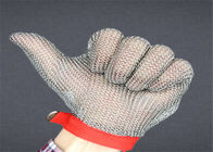 دستکش مش استیل ضد زنگ عملکرد قابل اطمینان برای محافظت از برش صنعتی