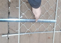 سیم طناب سیم کشی از جنس استنلس استیل کابل Balustrade Infill برای راه پله بافته شده است