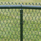 حصار مشبک زنجیر 6 فوت X 30 فوت سبز سفید 55mmx55mm دهانه برای مرغ و گوسفند