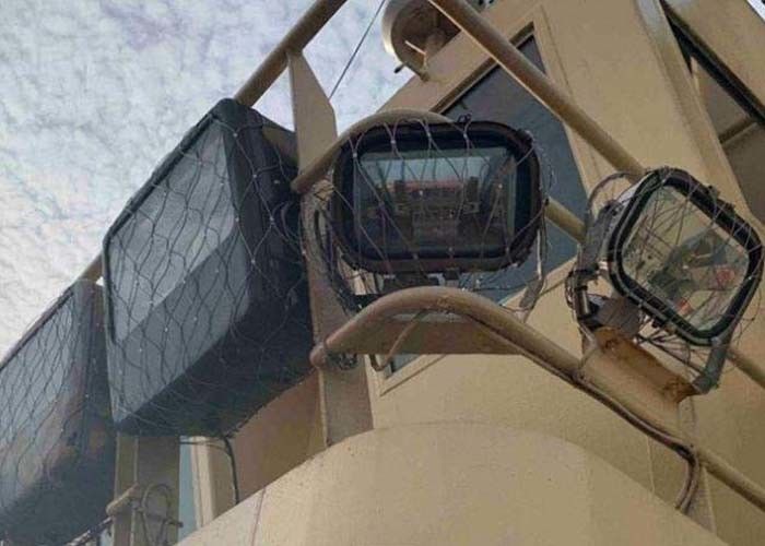 7*19 ایمنی مش طناب از جنس استنلس استیل شبکه وسایل بالای سر را برای Boomlight در بر می گیرد